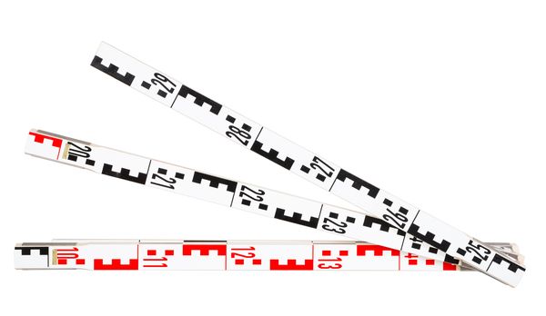 Geometer-Maßstab, Holz, Schenkel 54cm, L=3m