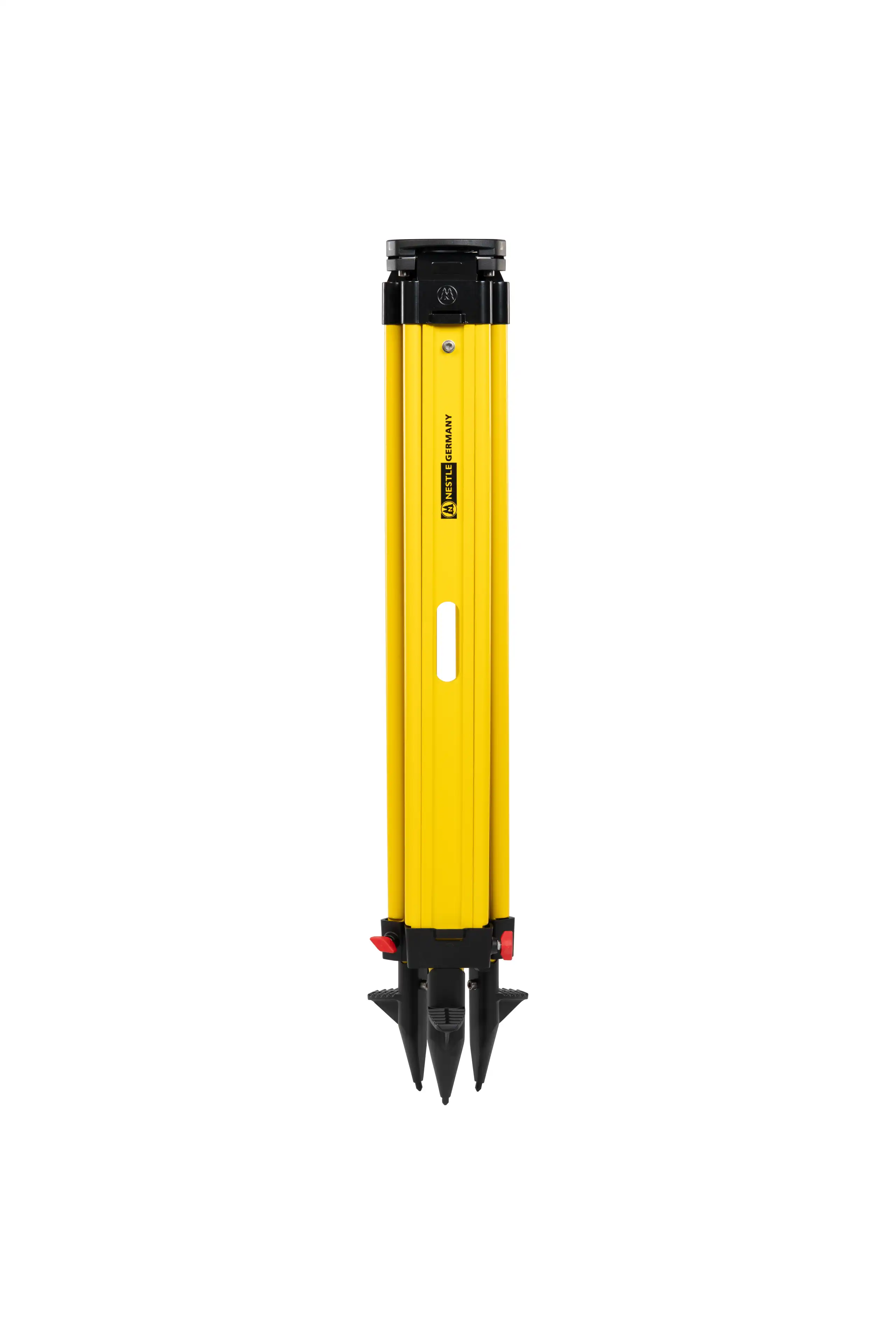 Holzstativ, schwer, 93-168cm, Kopf: flach, selbstschließend