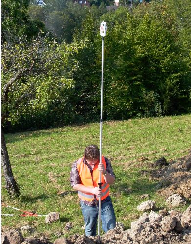 Verlängerung für Prismenstab, 5/8" - 5/8", 10cm, PE-21