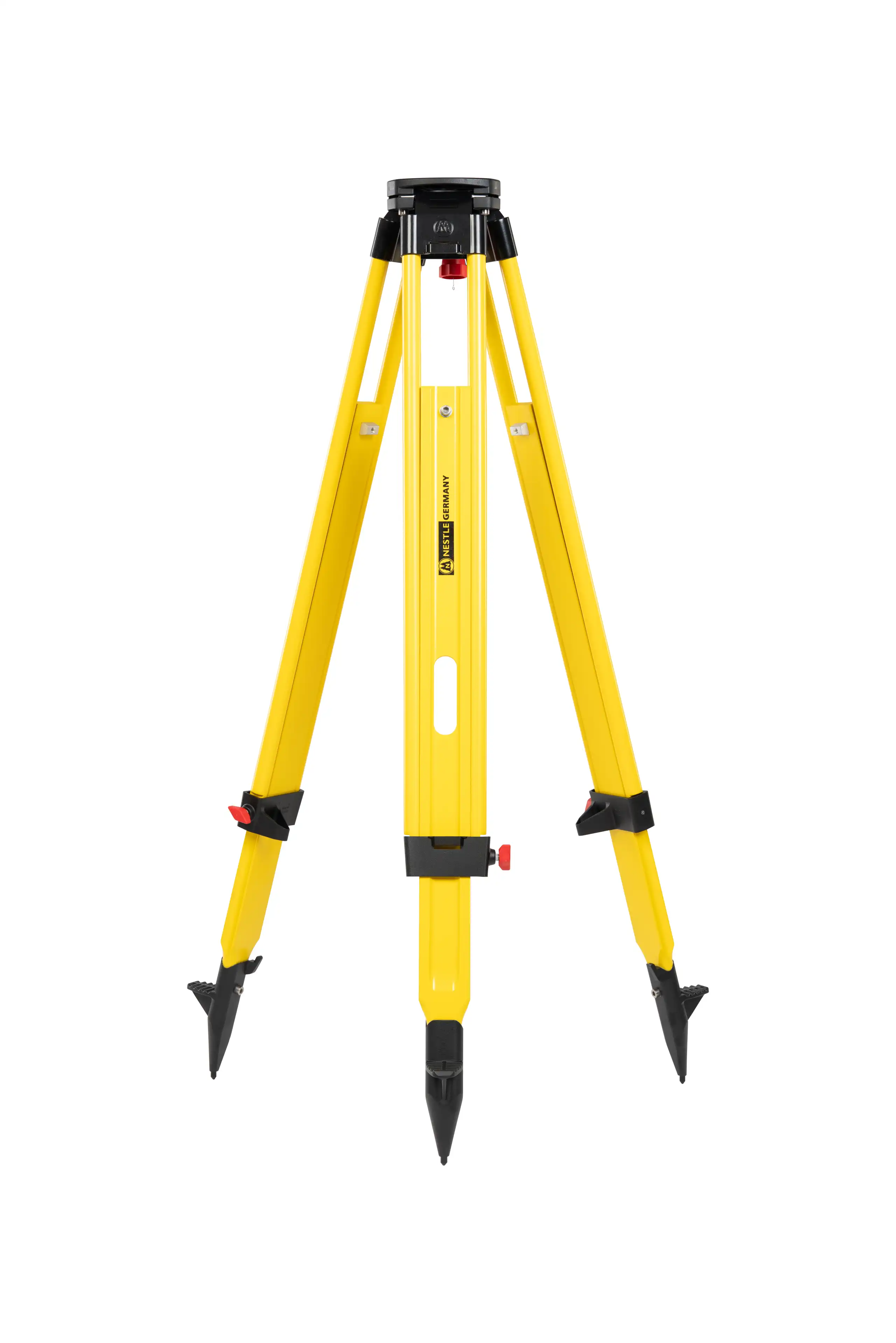 Holzstativ, schwer, 93-168cm, Kopf: flach, selbstschließend