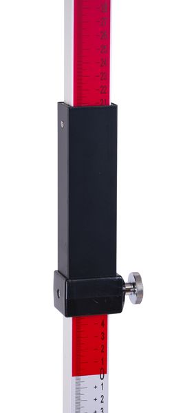 Laserlatte mit Gleitadapter-Schraubklemmung, L: 130-240cm