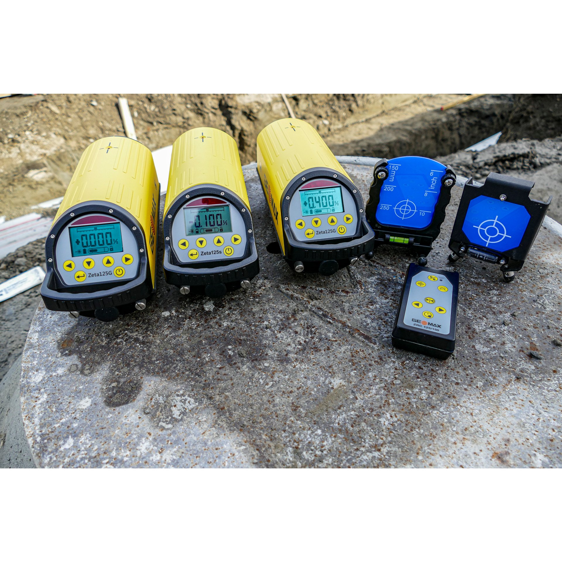 GEOMAX Zeta125G Kanalbaulaser, grün, LK3 SET GEOMAX Zeta125G Kanalbaulaser, grün, LK3 SET