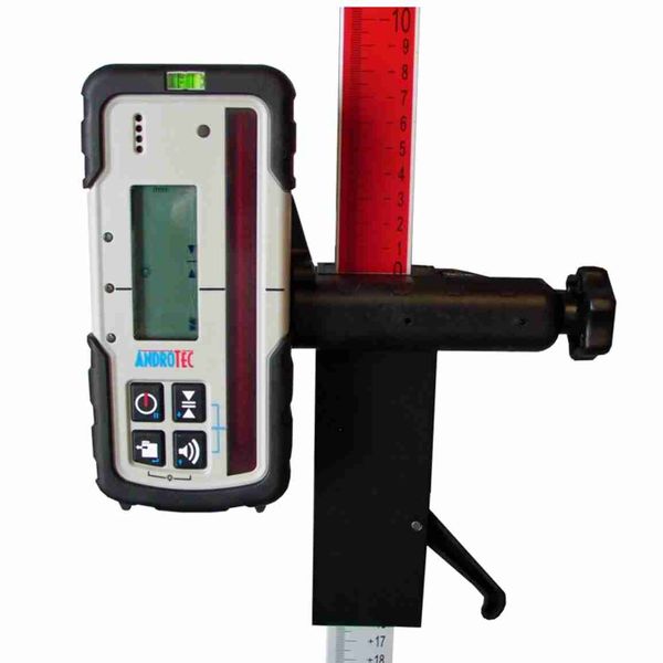 Laserlatte mit Gleitadapter-Schraubklemmung, L: 130-240cm