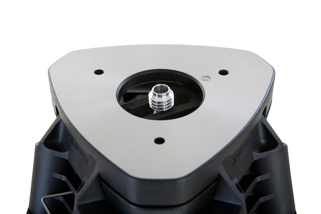 Holzstativ, mittelschwer, 90-170cm, Kopf: flach