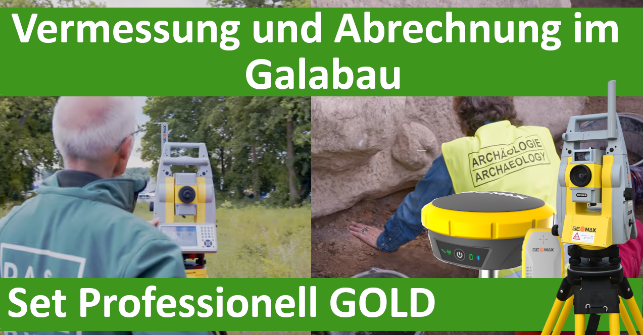 Vermessung und Abrechnung im Galabau Set Professionell GOLD