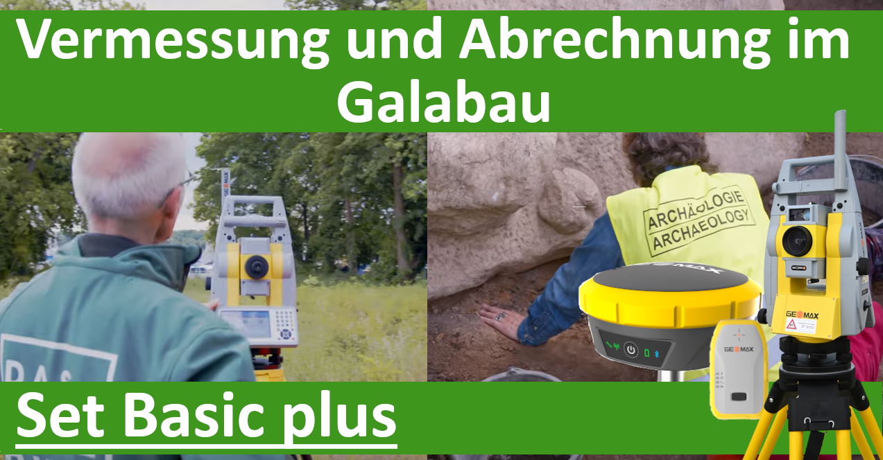 Vermessung und Abrechnung im Galabau Set Basic plus