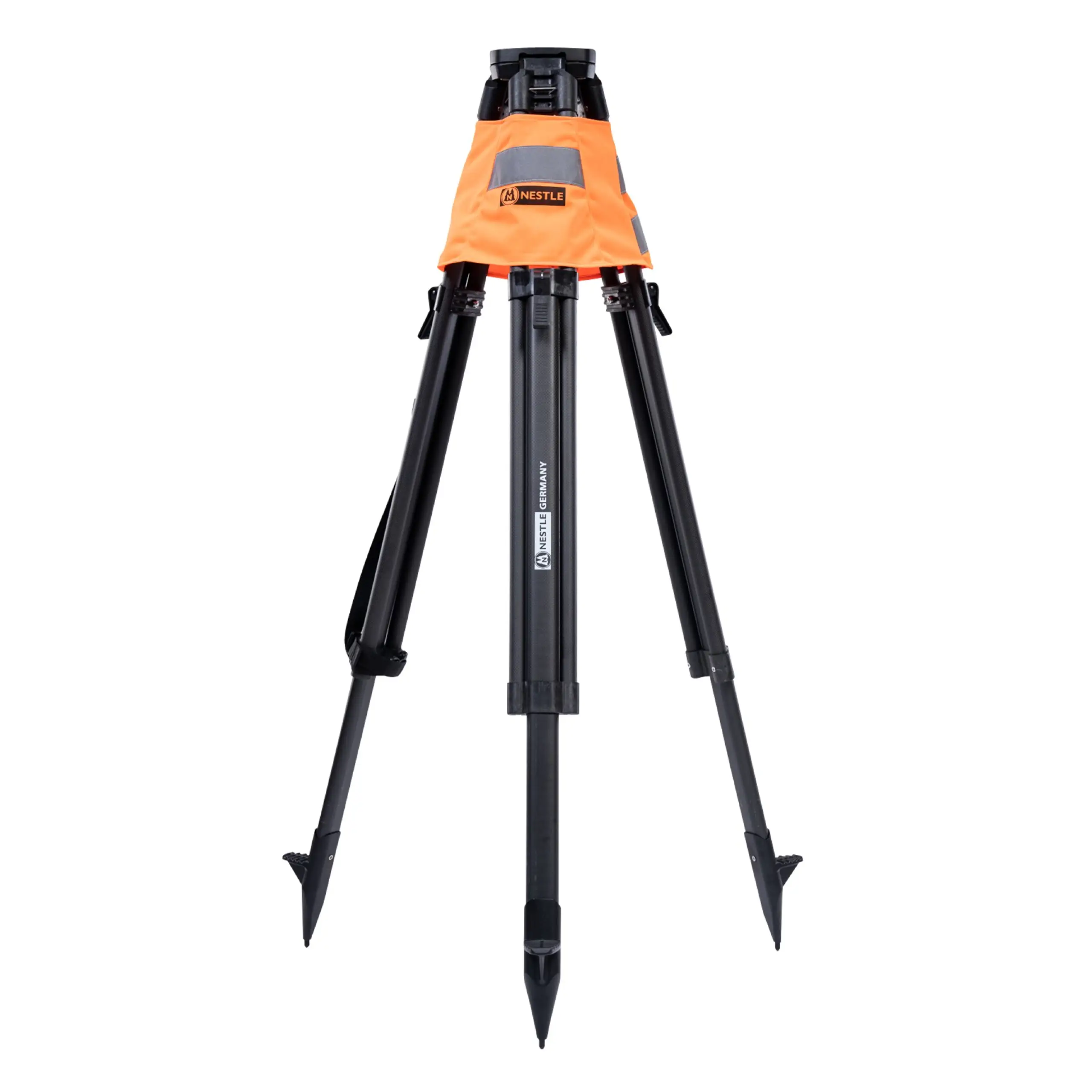 Karbonstativ GEO Delta schwarz, leicht, 93-169cm, Kopf: flach