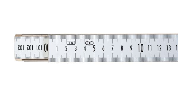 Geometer-Maßstab, Holz, Schenkel 54cm, L=3m