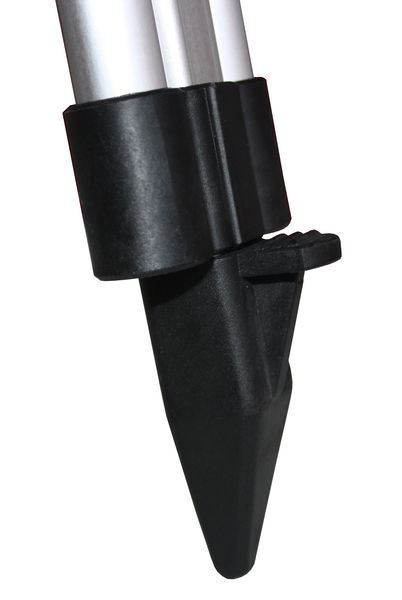 Nivellierstativ, leichte Bauausführung, Aluminium, 90-170cm, Kopf: flach