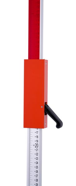 Laserlatte mit Gleitadapter-Klemmhebel, L: 130-240cm Laserlatte mit Gleitadapter-Klemmhebel, L: 130-240cm