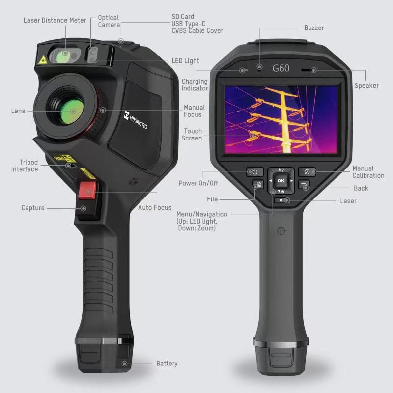 HIKMICRO G60 Wärmebildkamera / Handheld-Thermografie-Kamera