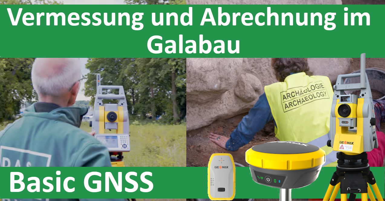 Vermessung und Abrechnung im Galabau Set Basic GNSS