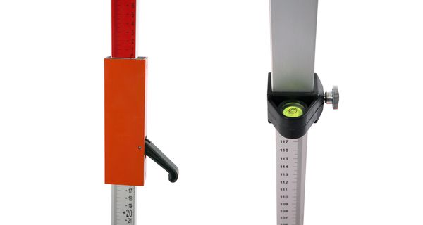 Laserlatte mit Gleitadapter-Klemmhebel, L: 130-240cm Laserlatte mit Gleitadapter-Klemmhebel, L: 130-240cm
